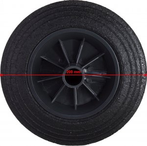 Pro-Line Koło do kubła kontenera na odpady gumowe śr. 200mm 8