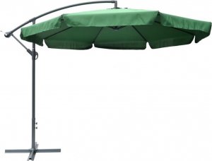 Rojaplast Parasol ogrodowy EXCLUSIVE na wysięgniku zielony 300 cm 1