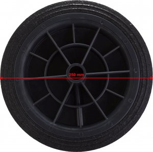 Pro-Line Koło kółko do kubła kontenera na odpady gumowe śr. 250mm Koło kółko do kubła kontenera na odpady gumowe śr. 250mm 4