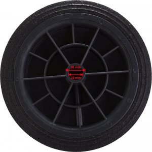 Pro-Line Koło kółko do kubła kontenera na odpady gumowe śr. 250mm Koło kółko do kubła kontenera na odpady gumowe śr. 250mm 5