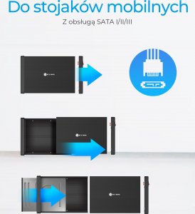 Kieszeń Icy Box IB-525-U3 Obudowa ODD 13,3 Cm (5.25") SATA III Czarny 4