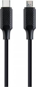Kabel USB Gembird USB-C - microUSB 1.5 m Czarny (CC-USB2-CMMBM-1.5M) 1