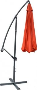 Rojaplast Parasol ogrodowy EXCLUSIVE na wysięgniku czerwony 300 cm 6