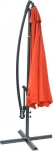 Rojaplast Parasol ogrodowy EXCLUSIVE na wysięgniku czerwony 300 cm 8