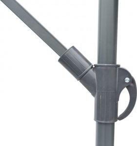 Rojaplast Parasol ogrodowy EXCLUSIVE na wysięgniku czerwony 300 cm 10