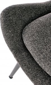 Halmar WNĘTRZARSKIE ATLANTIS fotel wypoczynkowy antracytowy / czarny 6