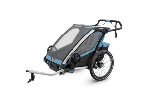 Thule Chariot Sport 2, przyczepka rowerowa dla dziecka - niebieski/czarny 1