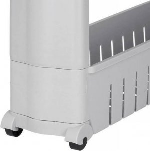 Springos Mobilny regał na kółkach szafka łazienkowa 5 półek szary UNIWERSALNY 4