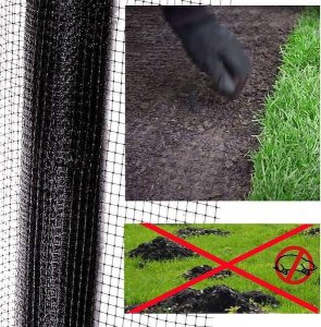 Springos Siatka na krety 2x100 m przeciw kretom, nornicom 30g/m2 UNIWERSALNY 3