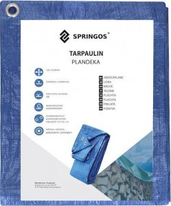 Plandeka Springos 300 cm x 300 cm 60 g/m2 12
