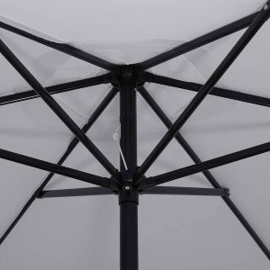 Springos Parasol ogrodowy składany 260 cm duży na balkon szary UNIWERSALNY 12