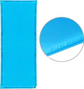 Springos Mata samopompująca 180 cm mata turystyczna biwakowa z pokrowcem niebieska UNIWERSALNY 18
