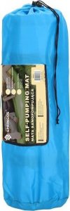 Springos Mata samopompująca 180 cm mata turystyczna biwakowa z pokrowcem niebieska UNIWERSALNY 19