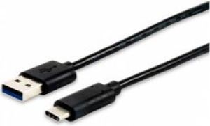Kabel USB Equip USB-A - USB-C 1 m Czarny (12834107) 1