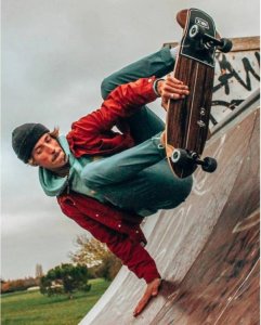 NKX Deskorolka Cruiser NKX Classic Ice Camo Cruiser 28" 12