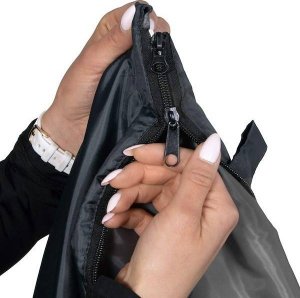 Springos Śpiwór turystyczny 210x73 cm mumia ciepły śpiwór kempingowy czarno-szary UNIWERSALNY 17