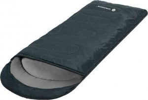 Springos Śpiwór turystyczny 210x73 cm mumia ciepły śpiwór kempingowy czarno-szary UNIWERSALNY 28