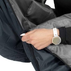 Springos Śpiwór turystyczny 210x73 cm mumia ciepły śpiwór kempingowy czarno-szary UNIWERSALNY 30