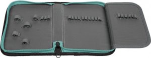 Piórnik BAGMASTER Piórnik szkolny różowy + fioletowy Bagmaster Case Alfa 9 A 4