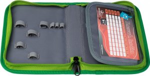 Piórnik BAGMASTER Piórnik szkolny zielony + czarny + szary Bagmaster Case Alfa 9 D 3