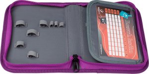 Piórnik BAGMASTER Piórnik szkolny turkusowy + fioletowy Bagmaster Case Alfa 9 B 3