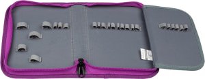 Piórnik BAGMASTER Piórnik szkolny turkusowy + fioletowy Bagmaster Case Alfa 9 B 4