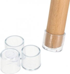 Springos Nakładki na nogi krzesła silikonowe 4 szt. ochraniacze na meble 16 mm UNIWERSALNY 2