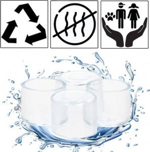 Springos Nakładki na nogi krzesła silikonowe 4 szt. ochraniacze na meble 22 mm UNIWERSALNY 12