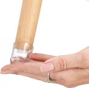 Springos Nakładki na nogi krzesła silikonowe 4 szt. ochraniacze na meble 22 mm UNIWERSALNY 16