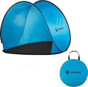 Springos Namiot plażowy 150x90 cm samorozkładający pop-up niebieski UNIWERSALNY 9