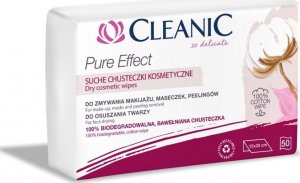 Cleanic Cleanic Pure Effect Suche chusteczki kosmetyczne 50 szt. 1