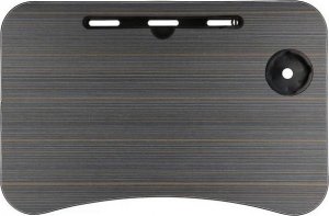 Springos Stolik pod laptopa, składana podstawka na komputer czarny UNIWERSALNY 14