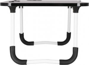 Springos Stolik pod laptopa, składana podstawka na komputer czarny UNIWERSALNY 7