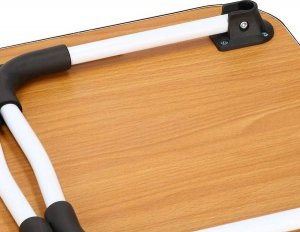 Springos Stolik pod laptopa, składana podstawka na komputer czarny UNIWERSALNY 8