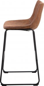 Shumee Zestaw 2 krzeseł barowych brązowy FRANKS 5