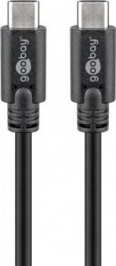 Kabel USB Goobay USB-C - USB-C 1.5 m Czarny 1