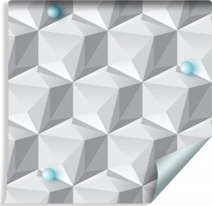 Muralo Tapeta Geometryczny Motyw - Efekt 3D 1