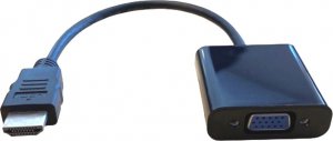 Adapter AV Garbot HDMI - D-Sub (VGA) czarny (31.20.9000) 1