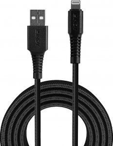 Kabel USB Lindy USB-A - Lightning 0.5 m Czarny (31290) 1