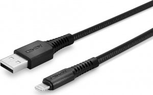 Kabel USB Lindy USB-A - Lightning 0.5 m Czarny (31290) 5