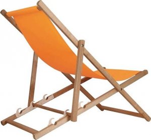 Springos Leżak drewniany impregnowany z czarną tkaniną UNIWERSALNY 13