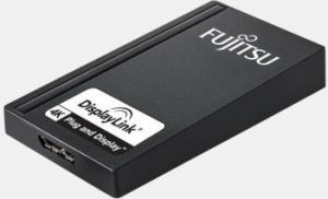 Adapter USB Fujitsu USB - DisplayPort Czarny  (S26391-F6099-L500) 1