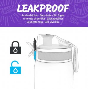 ion8 Butelka bidon na wodę dla dzieci ION8 I8RF350PPFLAM 350 ml flamingi 6