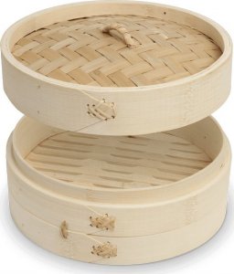 Emro Aziatica Parowar bambusowy okrągły 25 cm - 2 piętrowy 2