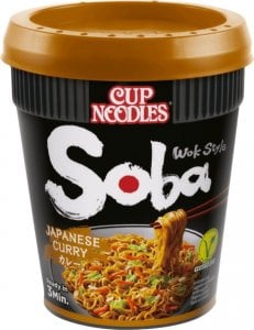 Nissin Original Nissin Cup Noodles, soba o smaku japońskiego curry 90g - Nissin 1