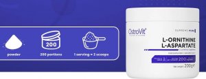 OstroVit OstroVit L-asparaginian L-ornityny 200 g  one size 4