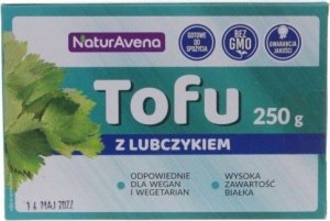 NaturaVena Tofu Kostka Lubczyk 250 g - NaturAvena 1