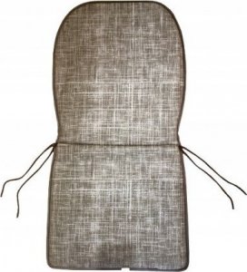 Vog Poduszka ogrodowa szara na krzesło 76 x 42 cm 1