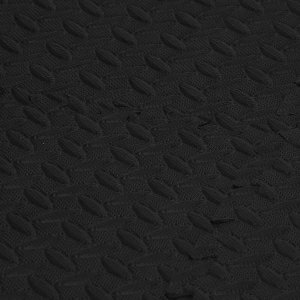 Springos Mata piankowa 90x118 cm do ćwiczeń czarne puzzle pod sprzęt pianka EVA UNIWERSALNY 2