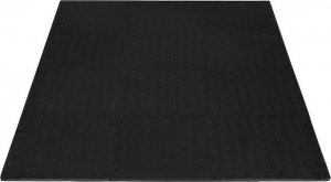 Springos Mata piankowa 90x118 cm do ćwiczeń czarne puzzle pod sprzęt pianka EVA UNIWERSALNY 7